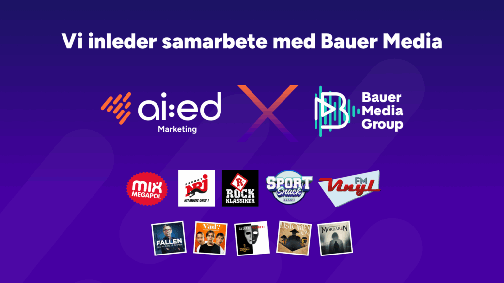 Aied Marketing inleder samarbete med Bauer Media