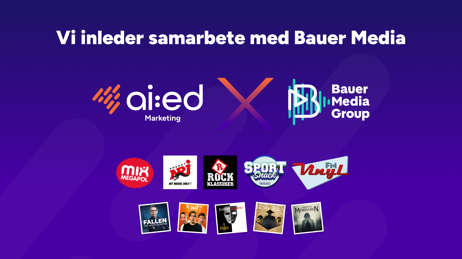 Aied Marketing inleder samarbete med Bauer Media